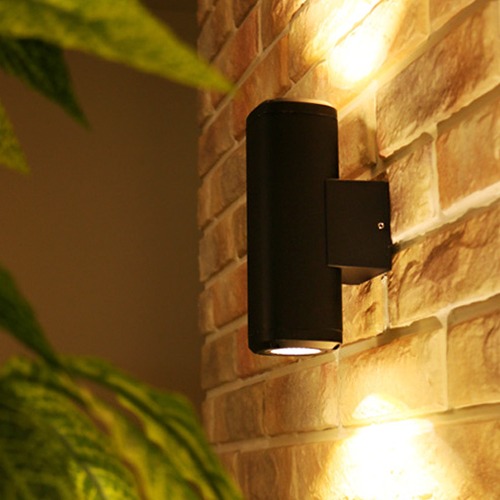 LED COB 포이즈 2등 외부 야외 벽등 인테리어 조명 10W